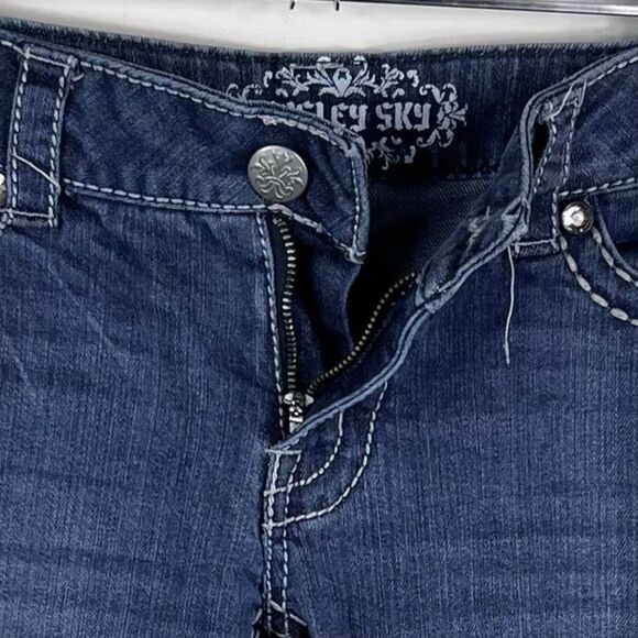 Paisley Sky Skinny Jeans - Picture 8 of 11